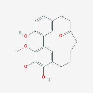 molecular formula C21H24O5 B154751 Myricanone CAS No. 32492-74-3