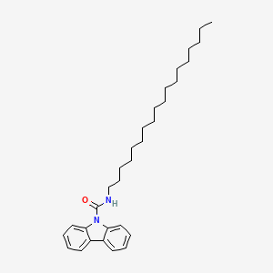 molecular formula C31H46N2O B15475108 N-Octadecyl-9H-carbazole-9-carboximidic acid CAS No. 38433-54-4