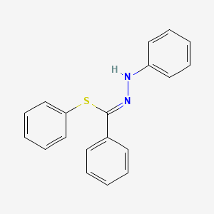 molecular formula C19H16N2S B15475133 phenyl (Z)-N-anilinobenzenecarboximidothioate CAS No. 49829-70-1