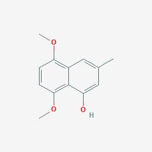 molecular formula C13H14O3 B15475179 5,8-Dimethoxy-3-methylnaphthalen-1-ol CAS No. 50559-08-5