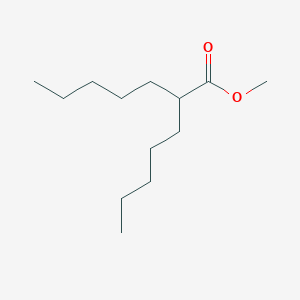 molecular formula C13H26O2 B15475193 Methyl 2-pentylheptanoate CAS No. 49827-36-3