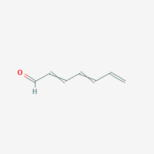 molecular formula C7H8O B15475387 Hepta-2,4,6-trienal CAS No. 33204-63-6
