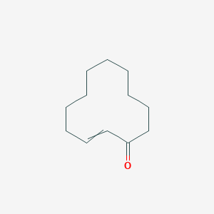 molecular formula C12H20O B15475408 Cyclododec-2-en-1-one CAS No. 42858-38-8