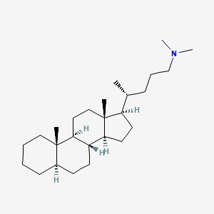 molecular formula C26H47N B15475470 25-Azacholestane CAS No. 37392-53-3