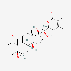 molecular formula C28H38O7 B15475478 Withanolide E CAS No. 38254-15-8