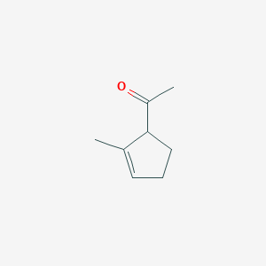 molecular formula C8H12O B154755 Ethanone, 1-(2-methyl-2-cyclopenten-1-yl)- CAS No. 1767-84-6