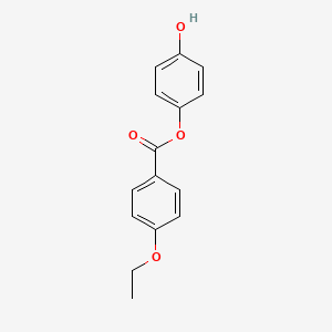 molecular formula C15H14O4 B15475516 4-Hydroxyphenyl 4-ethoxybenzoate CAS No. 33905-60-1