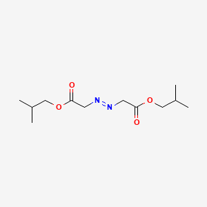 molecular formula C12H22N2O4 B15475532 Bis(2-methylpropyl) 2,2'-[(E)-diazenediyl]diacetate CAS No. 38775-28-9