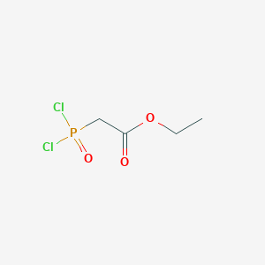 molecular formula C4H7Cl2O3P B15475707 Acetic acid, (dichlorophosphinyl)-, ethyl ester CAS No. 36957-54-7