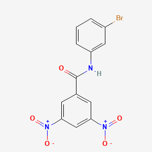molecular formula C13H8BrN3O5 B15475855 N-(3-bromophenyl)-3,5-dinitrobenzamide CAS No. 36293-19-3