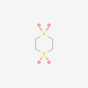 molecular formula C4H8O4S2 B15475916 1,4-Dithiane 1,1,4,4-tetraoxide CAS No. 33976-40-8