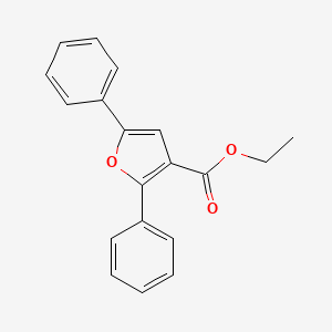 molecular formula C19H16O3 B15476136 Ethyl 2,5-diphenylfuran-3-carboxylate CAS No. 29113-66-4
