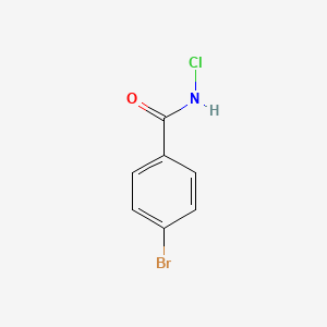 molecular formula C7H5BrClNO B15476161 4-Bromo-N-chlorobenzamide CAS No. 33341-65-0