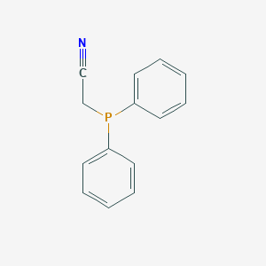 molecular formula C14H12NP B15476335 Acetonitrile, (diphenylphosphino)- CAS No. 31201-88-4