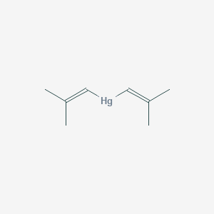 molecular formula C8H14Hg B15476342 Bis(2-methylprop-1-en-1-yl)mercury CAS No. 35342-58-6