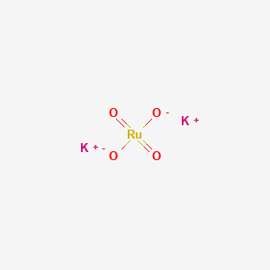 molecular formula K2O4Ru B15476381 Potassium tetraoxoruthenate CAS No. 31111-21-4