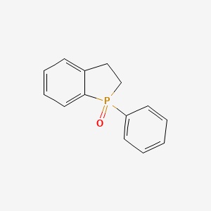 molecular formula C14H13OP B15476472 1-Phenyl-2,3-dihydro-1H-1lambda~5~-phosphindol-1-one CAS No. 31236-96-1