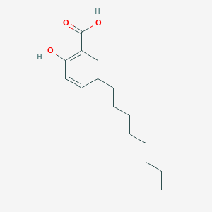 molecular formula C15H22O3 B15476585 Benzoic acid, 2-hydroxy-5-octyl- CAS No. 28488-49-5