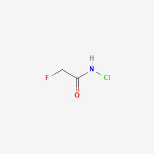 molecular formula C2H3ClFNO B15476607 N-Chloro-2-fluoroacetamide CAS No. 35077-08-8