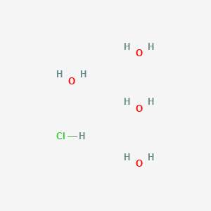 molecular formula ClH9O4 B15476609 Tetrahydrate;hydrochloride CAS No. 32862-90-1