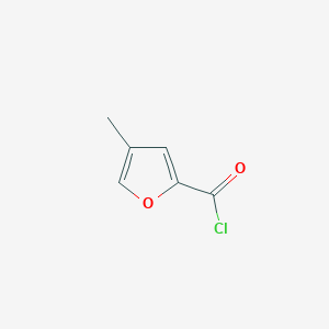 molecular formula C6H5ClO2 B15476632 4-Methylfuran-2-carbonyl chloride CAS No. 39272-49-6