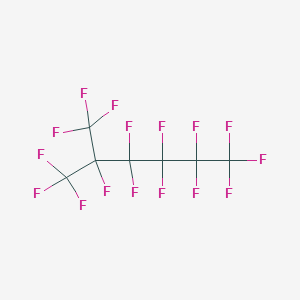 molecular formula C7F16 B15476656 Hexane, 1,1,1,2,2,3,3,4,4,5,6,6,6-tridecafluoro-5-(trifluoromethyl)- CAS No. 36610-38-5