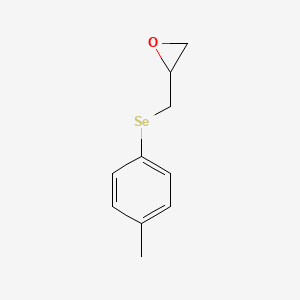 molecular formula C10H12OSe B15476683 2-{[(4-Methylphenyl)selanyl]methyl}oxirane CAS No. 37849-36-8