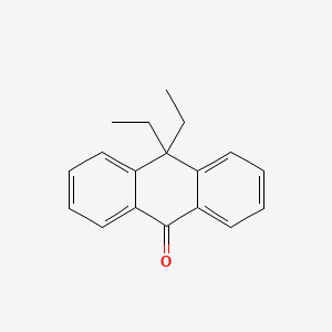 molecular formula C18H18O B15476823 10,10-Diethylanthracen-9(10H)-one CAS No. 32363-34-1
