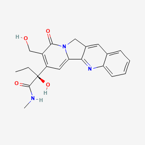 molecular formula C21H21N3O4 B15476835 Secocamptothecin N-methylamide CAS No. 35903-43-6