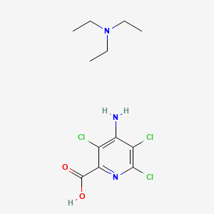 molecular formula C12H18Cl3N3O2 B15476889 Picloram triethylamine salt CAS No. 35832-11-2