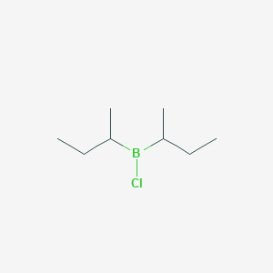 molecular formula C8H18BCl B15476896 Borane, chlorobis(1-methylpropyl)- CAS No. 36140-17-7