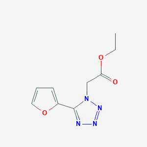 molecular formula C9H10N4O3 B15476923 Ethyl [5-(furan-2-yl)-1H-tetrazol-1-yl]acetate CAS No. 28749-71-5