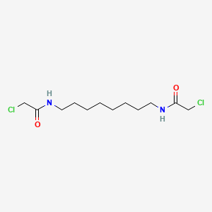 molecular formula C12H22Cl2N2O2 B15476965 Acetamide, N,N'-1,8-octanediylbis[2-chloro- CAS No. 33625-19-3