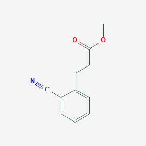 molecular formula C11H11NO2 B15476995 Methyl 3-(2-cyanophenyl)propanoate CAS No. 39220-74-1