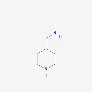 molecular formula C7H16N2 B154771 N-Methyl-1-(piperidin-4-YL)methanamine CAS No. 126579-26-8