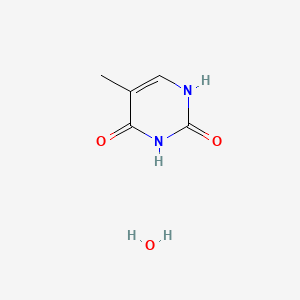 molecular formula C5H8N2O3 B15477122 Thymine monohydrate CAS No. 28171-19-9