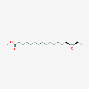 molecular formula C19H36O3 B15477140 methyl 14-[(2S,3R)-3-ethyloxiran-2-yl]tetradecanoate CAS No. 38520-36-4