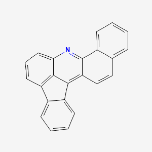 molecular formula C23H13N B15477248 Benzo[c]indeno[1,2,3-kl]acridine CAS No. 36762-03-5