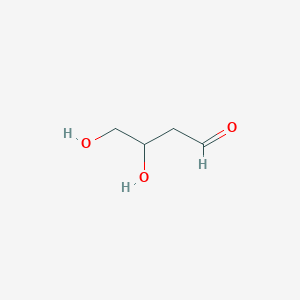 molecular formula C4H8O3 B15477316 Butanal, 3,4-dihydroxy- CAS No. 34764-22-2