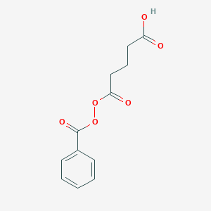 molecular formula C12H12O6 B15477404 5-Benzoylperoxy-5-oxopentanoic acid CAS No. 34414-98-7