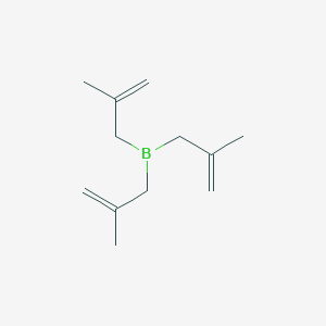 molecular formula C12H21B B15477415 Borane, tris(2-methyl-2-propenyl)- CAS No. 32784-73-9