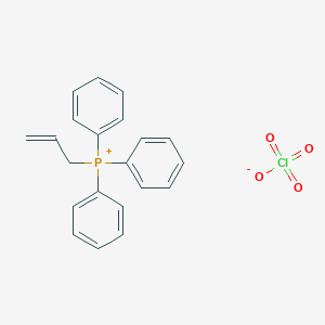 molecular formula C21H20ClO4P B15477430 Triphenyl(prop-2-en-1-yl)phosphanium perchlorate CAS No. 35171-83-6