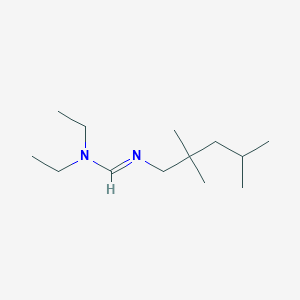 molecular formula C13H28N2 B15477471 N,N-Diethyl-N'-(2,2,4-trimethylpentyl)methanimidamide CAS No. 32821-99-1