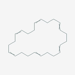 molecular formula C24H36 B15477593 Cyclotetracosa-1,5,9,13,17,21-hexaene CAS No. 34057-83-5