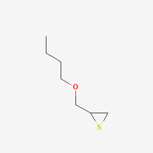 molecular formula C7H14OS B15477618 Thiirane, (butoxymethyl)- CAS No. 32338-77-5