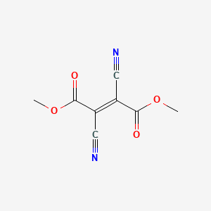 molecular formula C8H6N2O4 B15477705 Dimethyl 2,3-dicyanobut-2-enedioate 