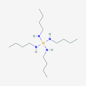 molecular formula C16H40N4Si B15477732 N,N',N'',N'''-Tetrabutylsilanetetramine CAS No. 31978-10-6