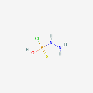 molecular formula ClH4N2OPS B15477786 Phosphorochloridohydrazidothioic O-acid CAS No. 25758-16-1