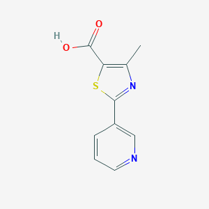 molecular formula C10H8N2O2S B154778 4-Methyl-2-(pyridin-3-yl)thiazole-5-carboxylic acid CAS No. 39091-01-5