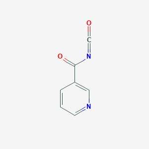 molecular formula C7H4N2O2 B15477806 Pyridine-3-carbonyl isocyanate CAS No. 26971-98-2